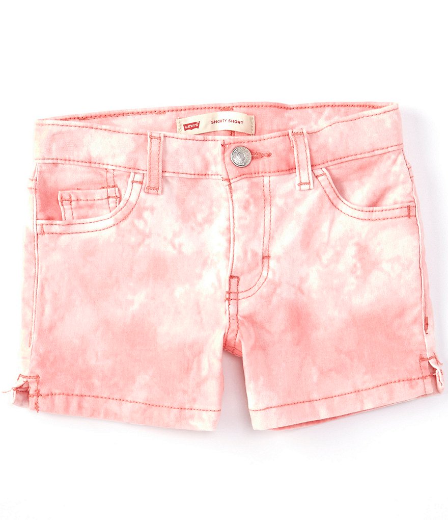Hippie Girl Little Girls 4-6X Tie-Dye French Terry Dolphin Shorts