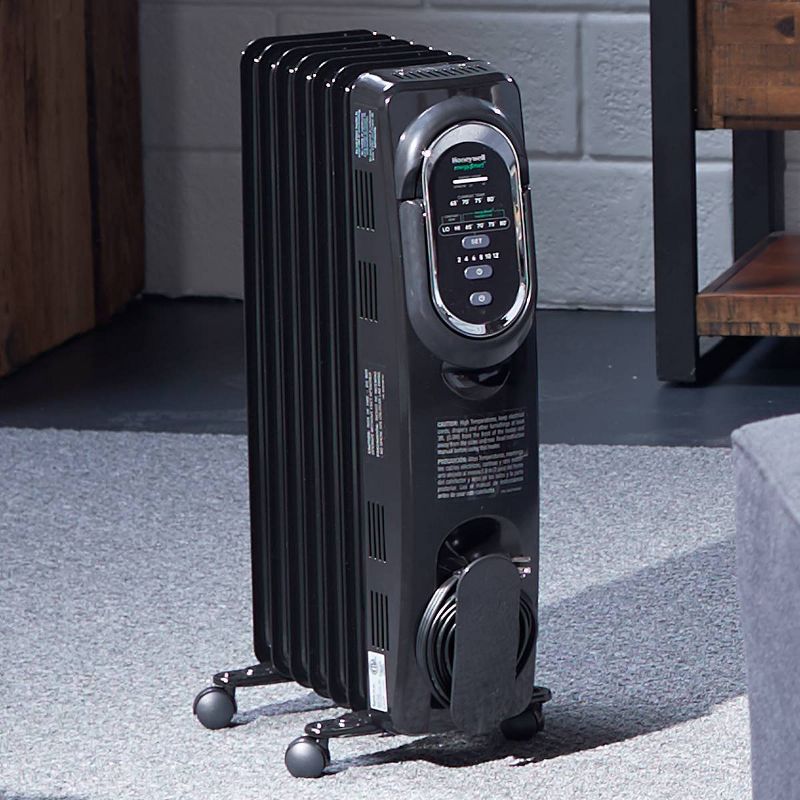 Honeywell Energy Smart Electric Radiator Heater Black