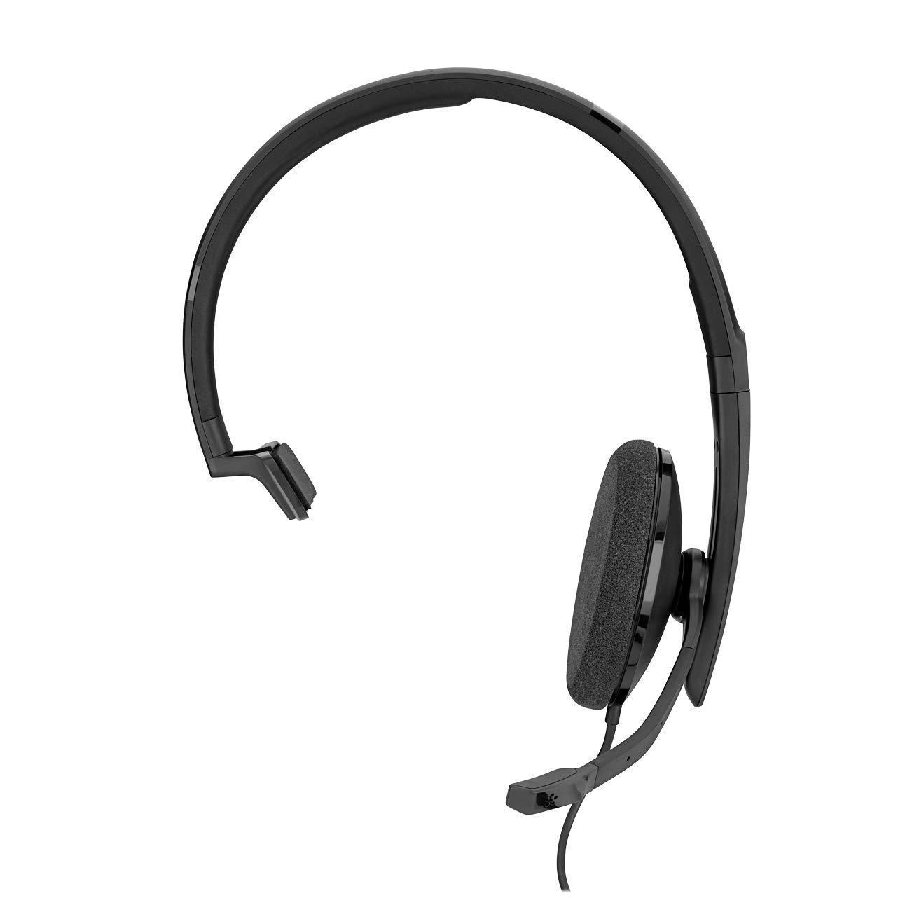 Sennheiser SC 130 USB (508314) - Single-Sided (Monaural) Headset for Business Professionals | with HD Stereo Sound, Noise Canceling Microphone, & USB Connector (Black)