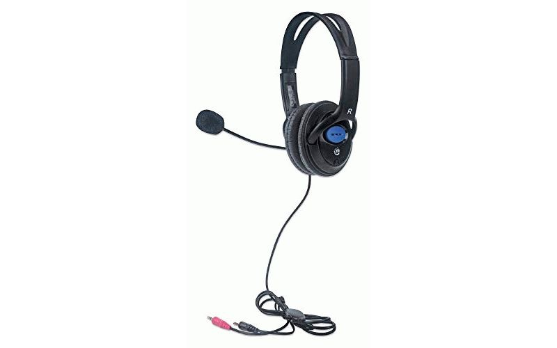 Manhattan Stereo Headset - Stereo - Mini-phone - Wired - 32 Ohm - 20 Hz - 20 kHz - Over-the-head - Binaural - Supra-aural - 5.91 ft Cable