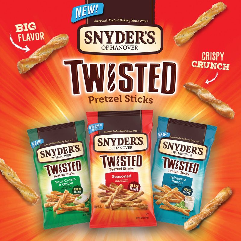 Snyder's Twisted Sticks Pretzels - 12oz
