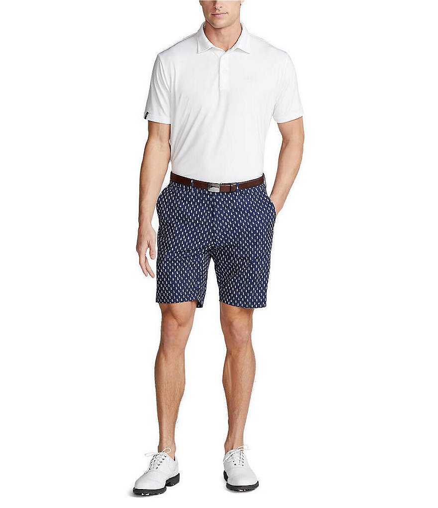 Roundtree & Yorke Active Waist 9#double; Inseam Performance Shorts