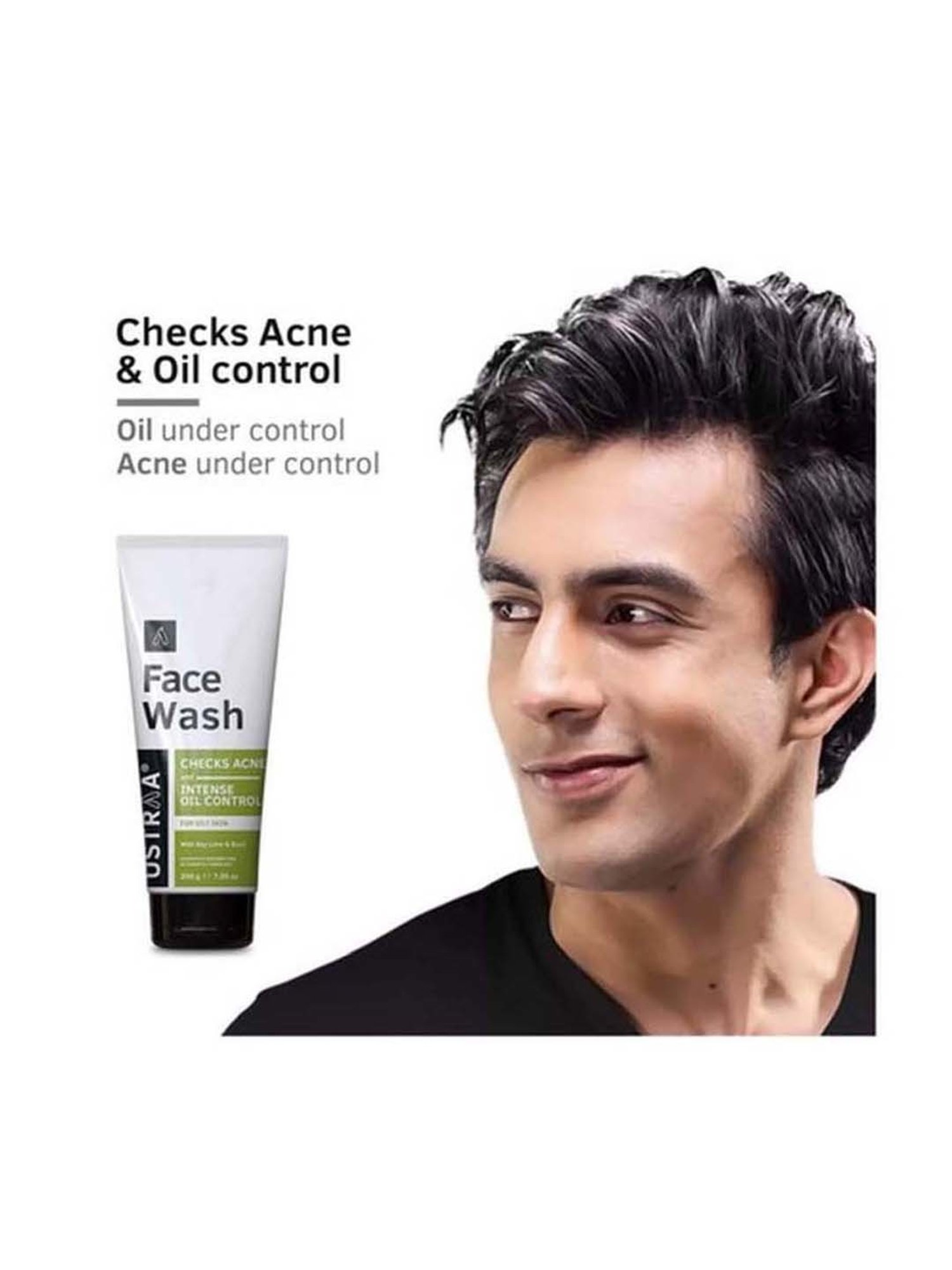 Ustraa Hair Wax Matte look & Face Wash Oily Skin