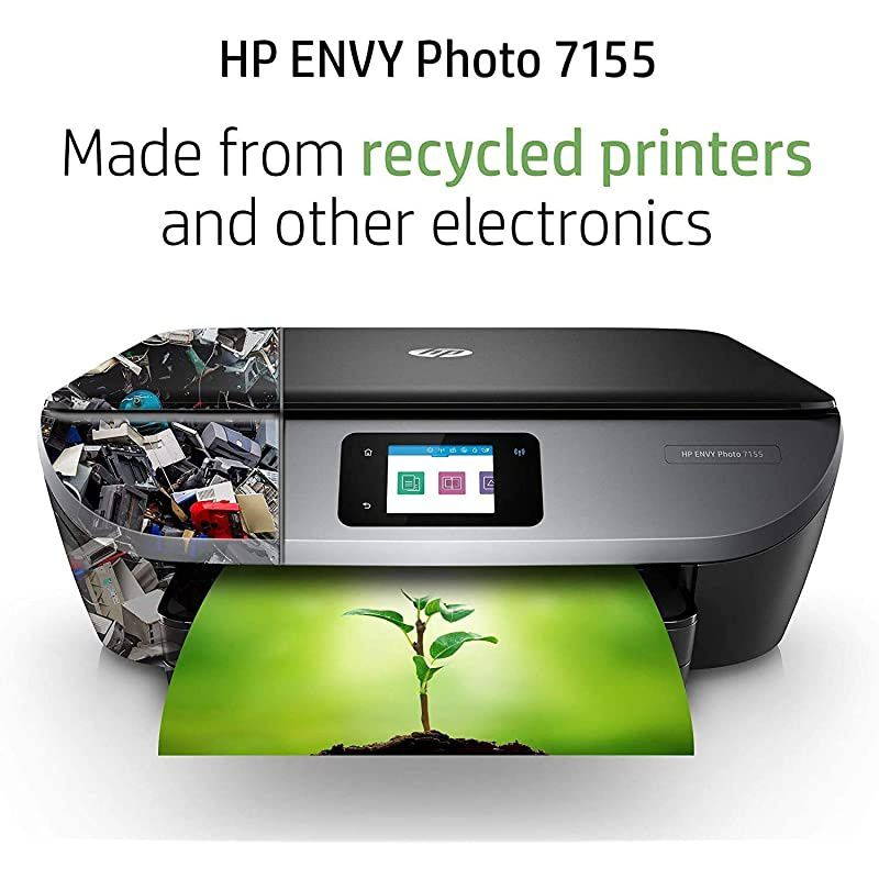 ENVY Photo 7155 All-in-One Photo Printer with Wireless Printing,  Instant Ink, Works with Alexa (K7G93A)