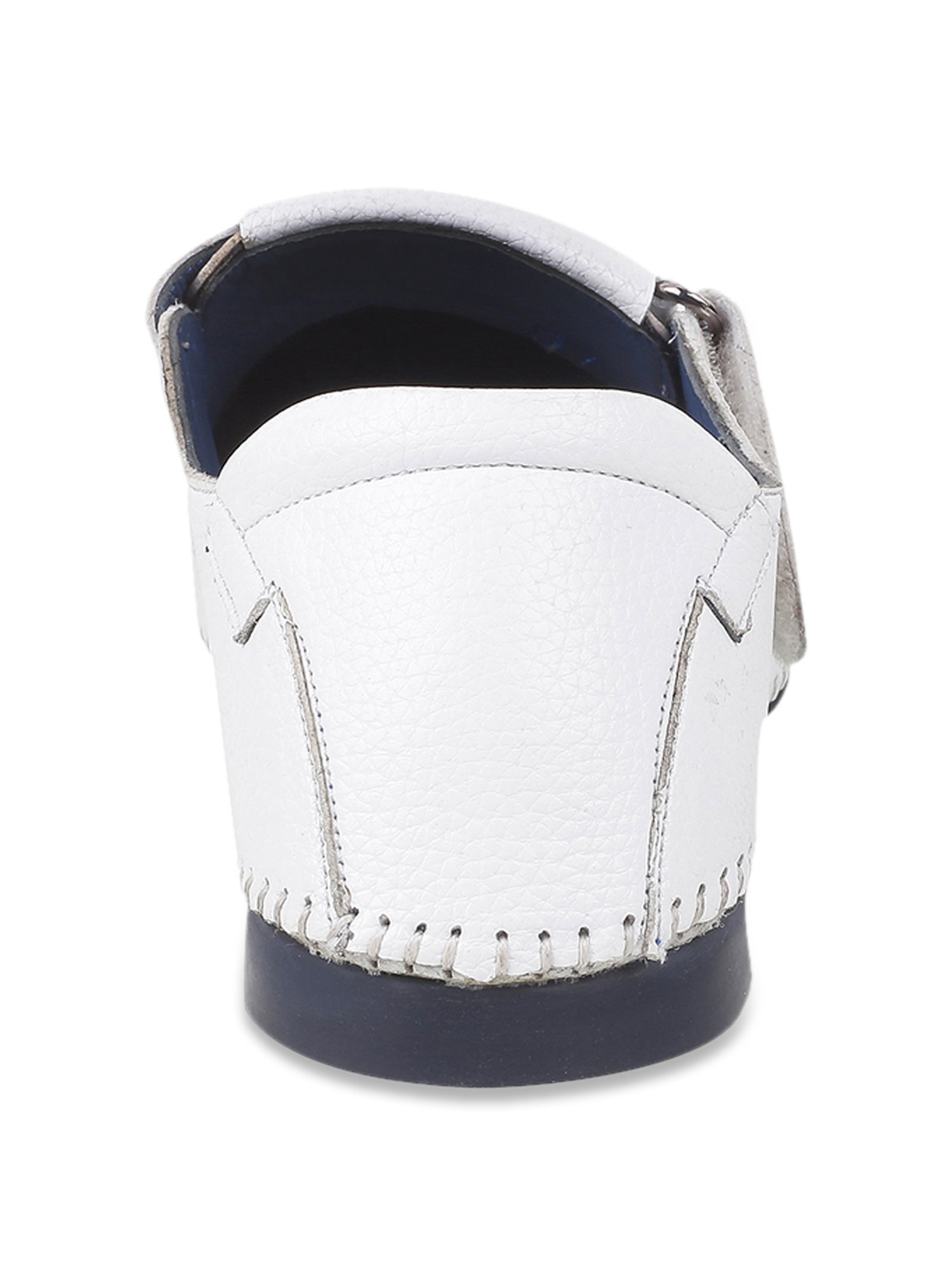 Metro Men's White Casual Loafers