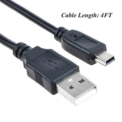 SLLEA USB Data PC Cable Charger Charging Cord for Pure Move 400D Rechargeable DAB Digital Radio