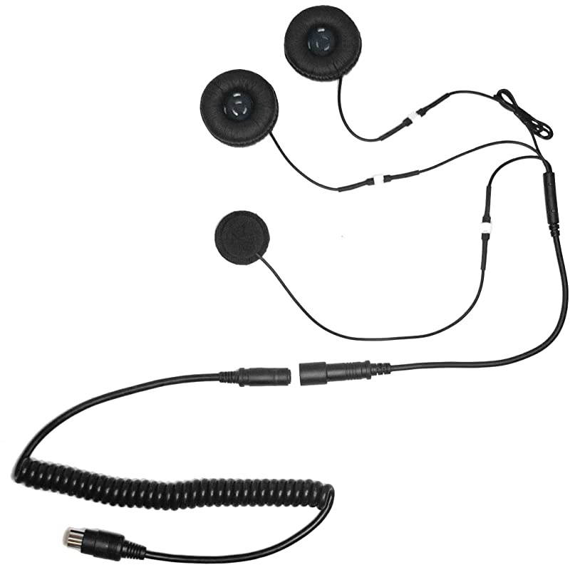 HSH130P OpenFace Helmet Headset for 7 Pin Harley Davidson Audio Systems