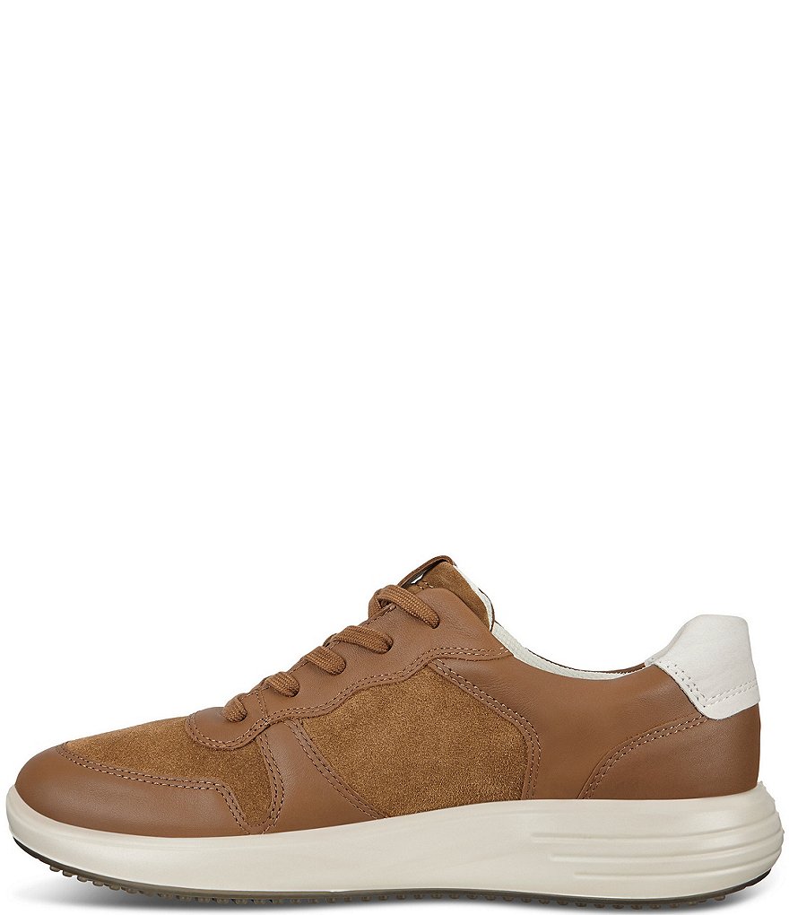 ECCO Men's Soft 7 Runner Suede and Leather Classic Sneakers
