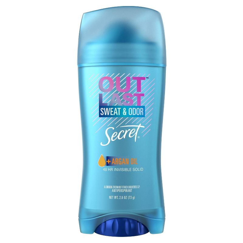 Secret Outlast Invisible Solid Women's Antiperspirant Deodorant Argan Oil Scent - 2.6oz 