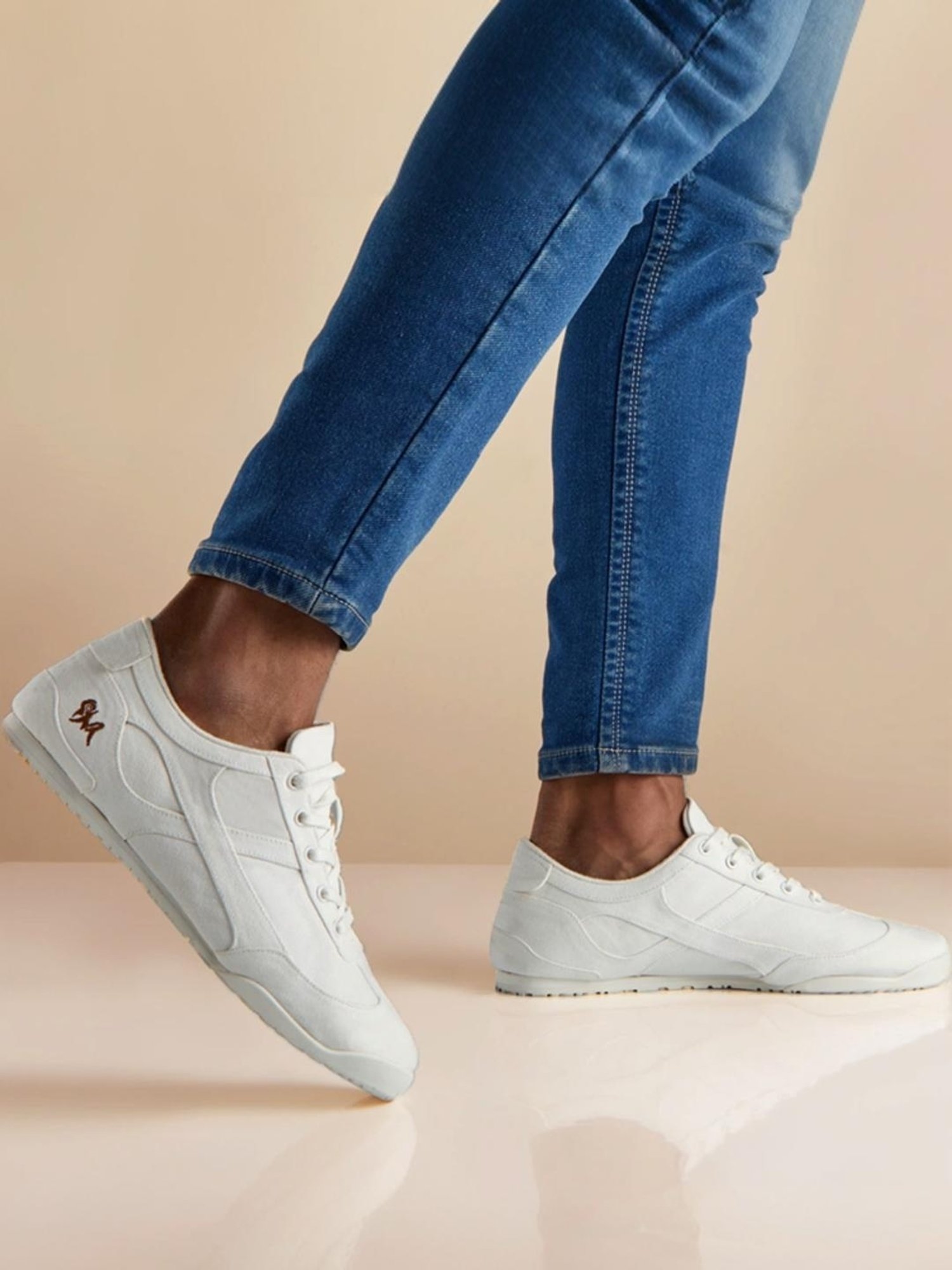 Neemans Men's Urban White Casual Sneakers