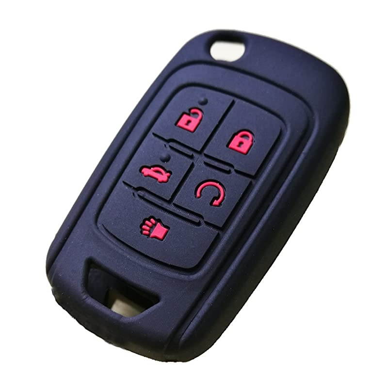 2Pcs  Silicone Flip Key Fob Remote Cover Case Skin Keyless Jacket Holder Protector for Chevrolet Equinox Camaro Cruze Malibu Sonic Volt Park