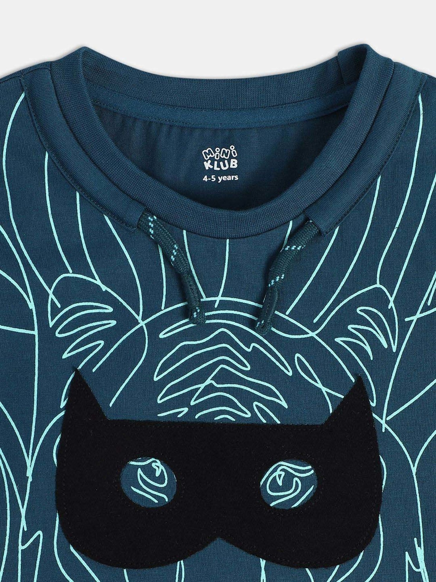 MINIKLUB Boys Blue Printed T-Shirt