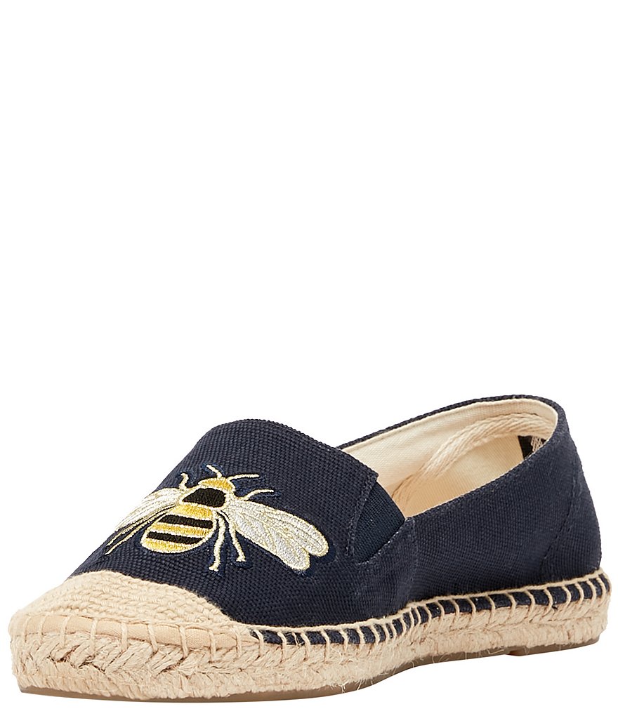 Joules Shelbury Bee Embroidered Slip-On Espadrilles