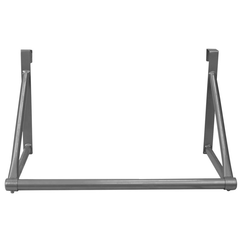 Home Basics Over the Door Metal Closet Rod, Silver