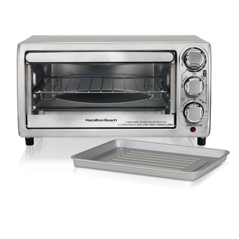 Hamilton Beach 4 Slice Toaster Oven - Stainless Steel 31401