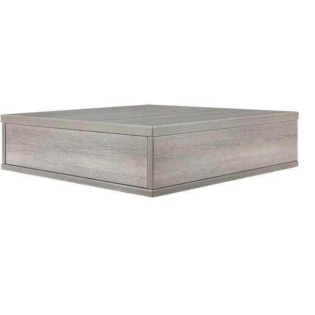 Lorell LLR86935 25.3 x 25.5 x 6.6 in. Contemporary Laminate Sectional Tabletop, Charcoal