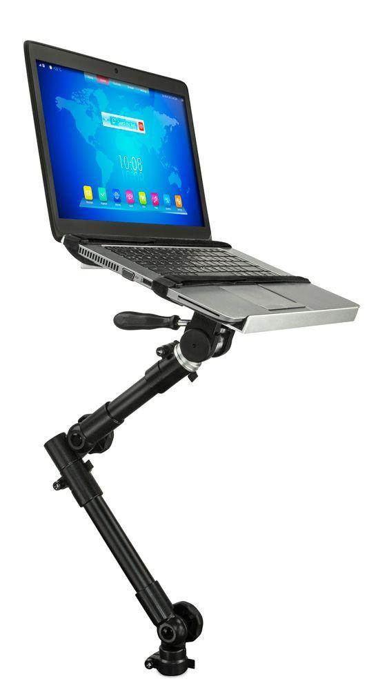 Mount-It! Car Laptop Mount | Under Car Seat Notebook Stand | Fits 12-15.4 Inch Screen Sizes