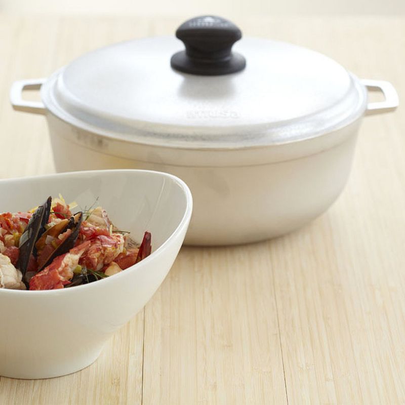 IMUSA 4.8Qt Cast Aluminum Caldero (Dutch Oven) with Lid