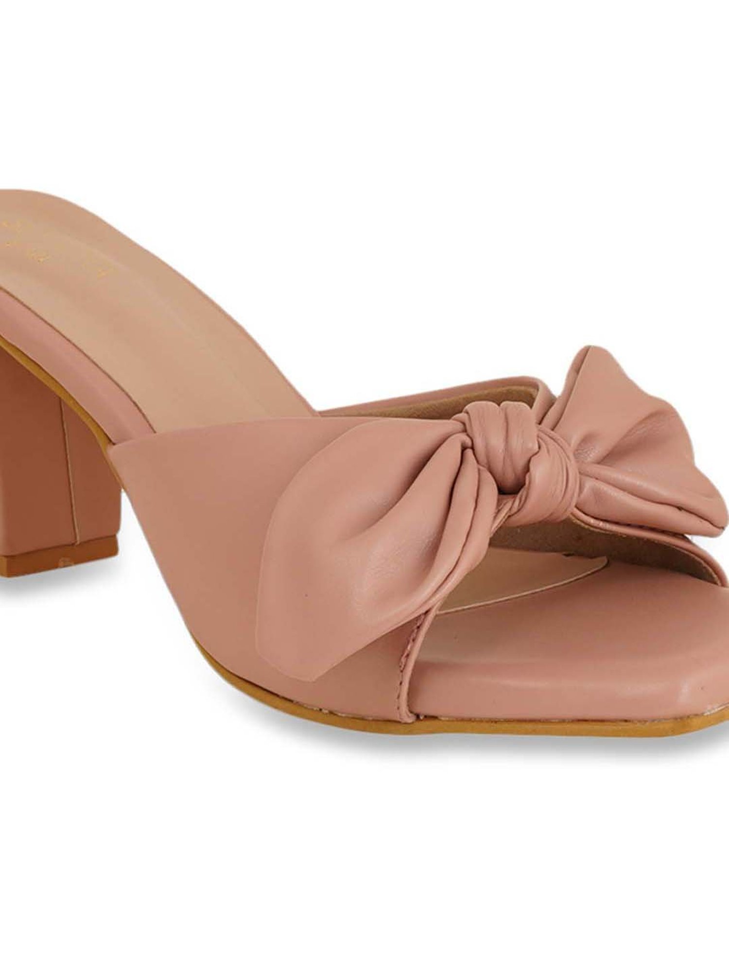 Scentra Women's Peach Casual Sandals