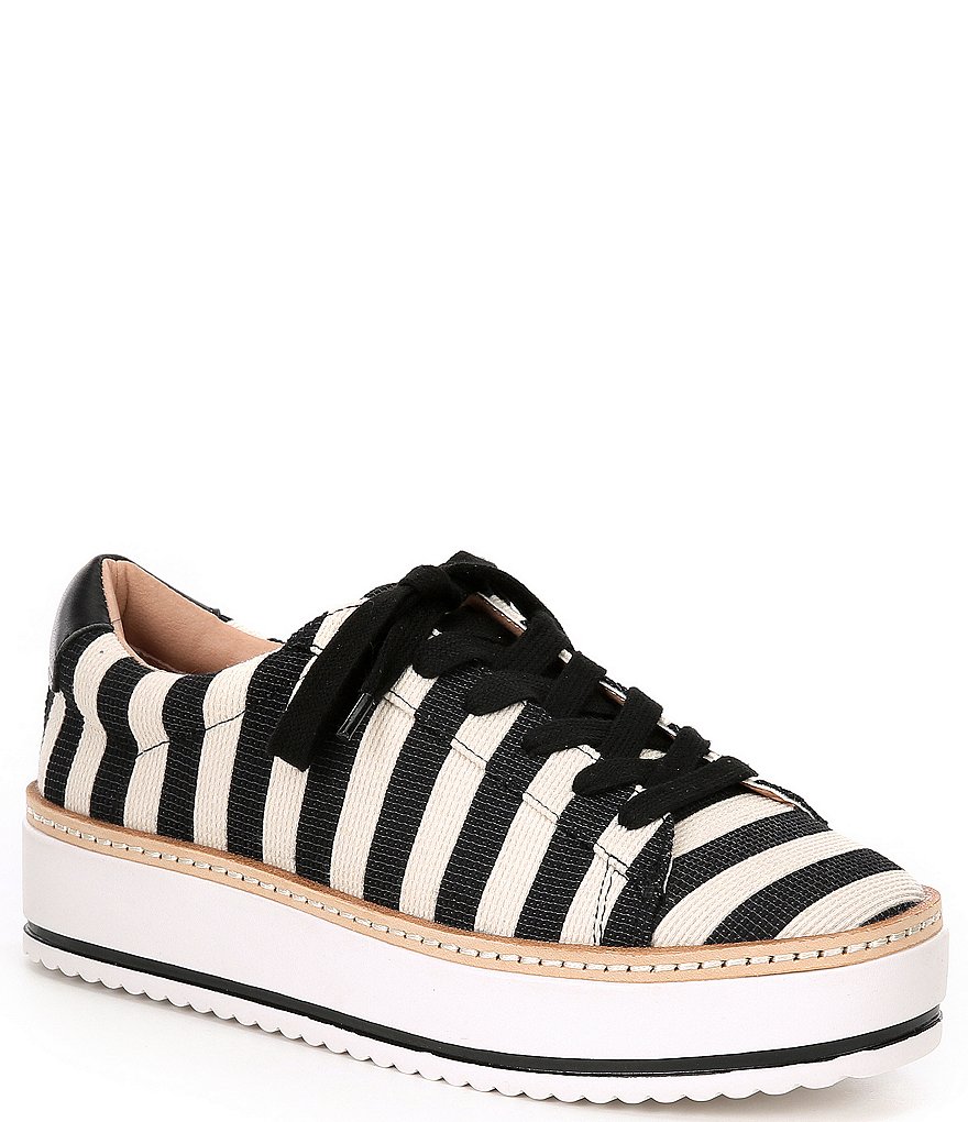 Chelsea & Violet Minie Striped Platform Lace-Up Sneakers