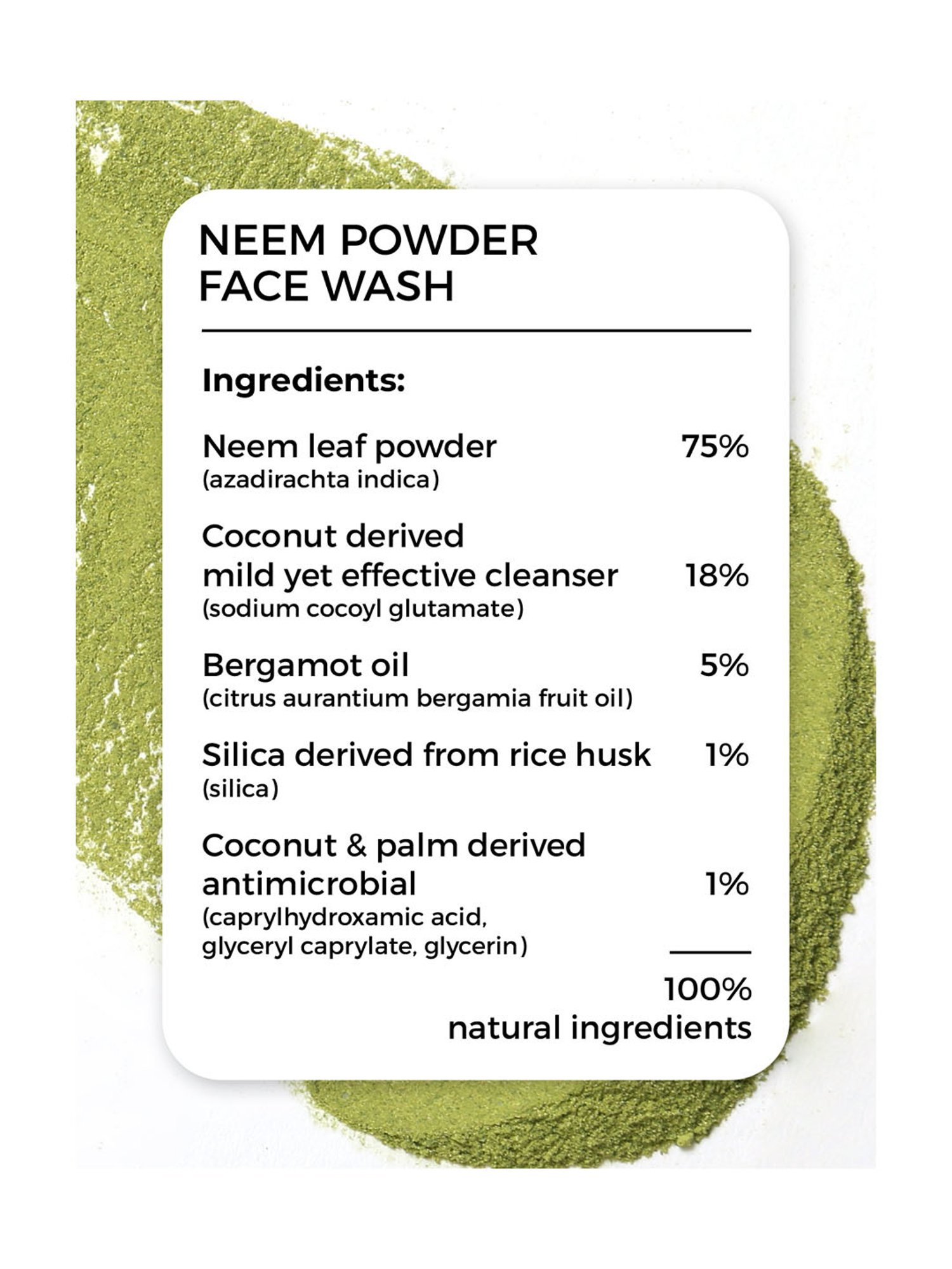 Brillare Neem Powder Face Wash - 30 gm