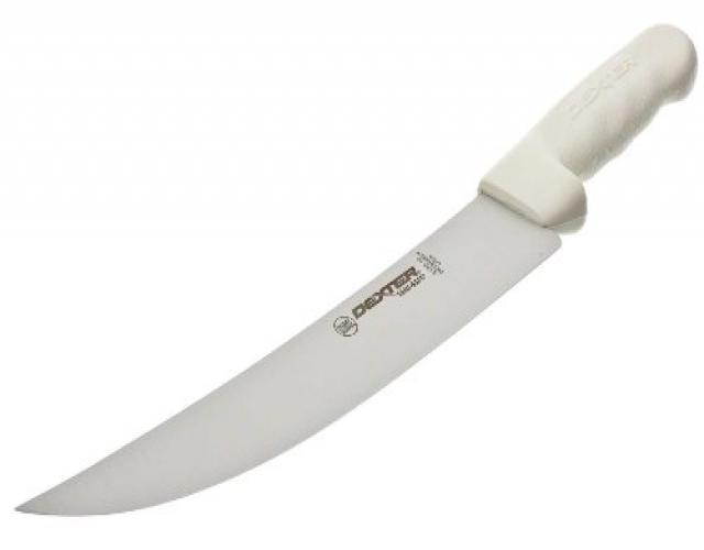 DEXTER RUSSELL 05533 Cimeter Knife, 10 In, Poly, Wht