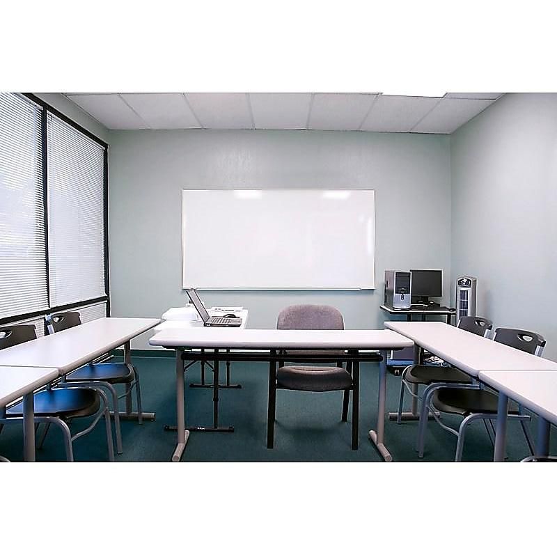Ghent Magnetic Painted Steel Whiteboard with Aluminum Frame 4'H x 6'W M3464