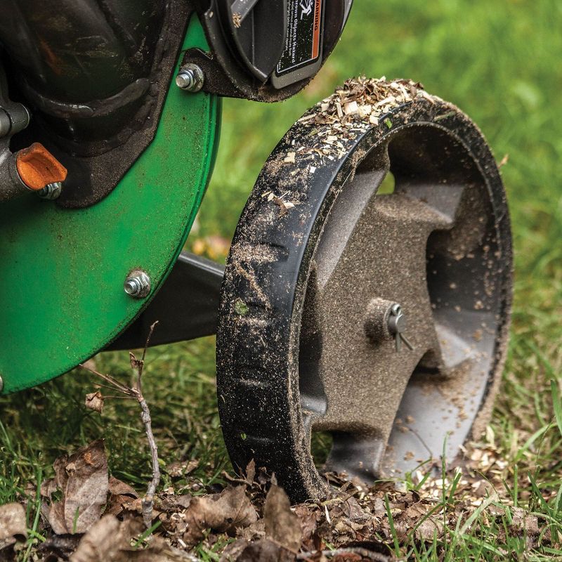 Earthquake 30520 Tazz Viper 212cc Gas Wood Chipper Shredder Mulch Bag, Green