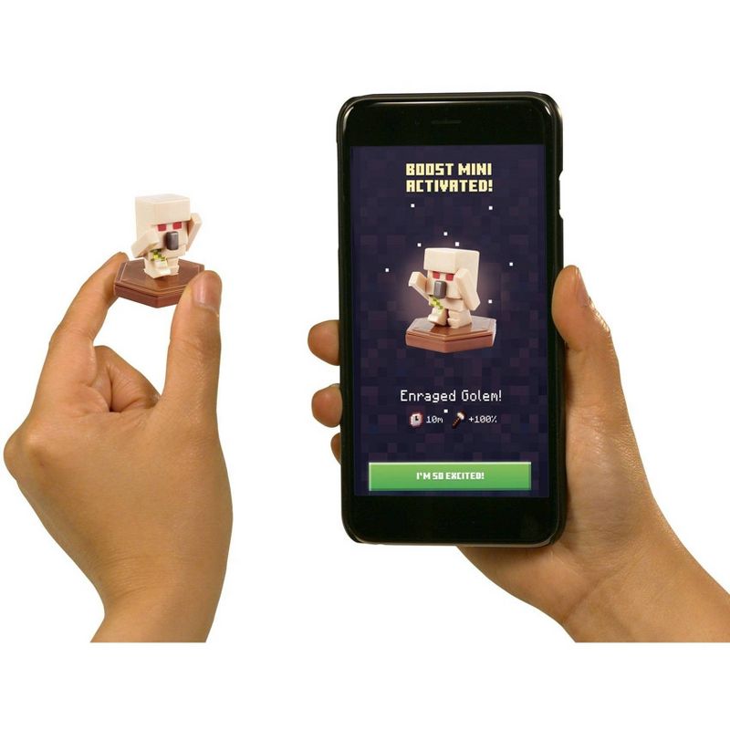 Minecraft Earth Boost Enraged Golem Figure