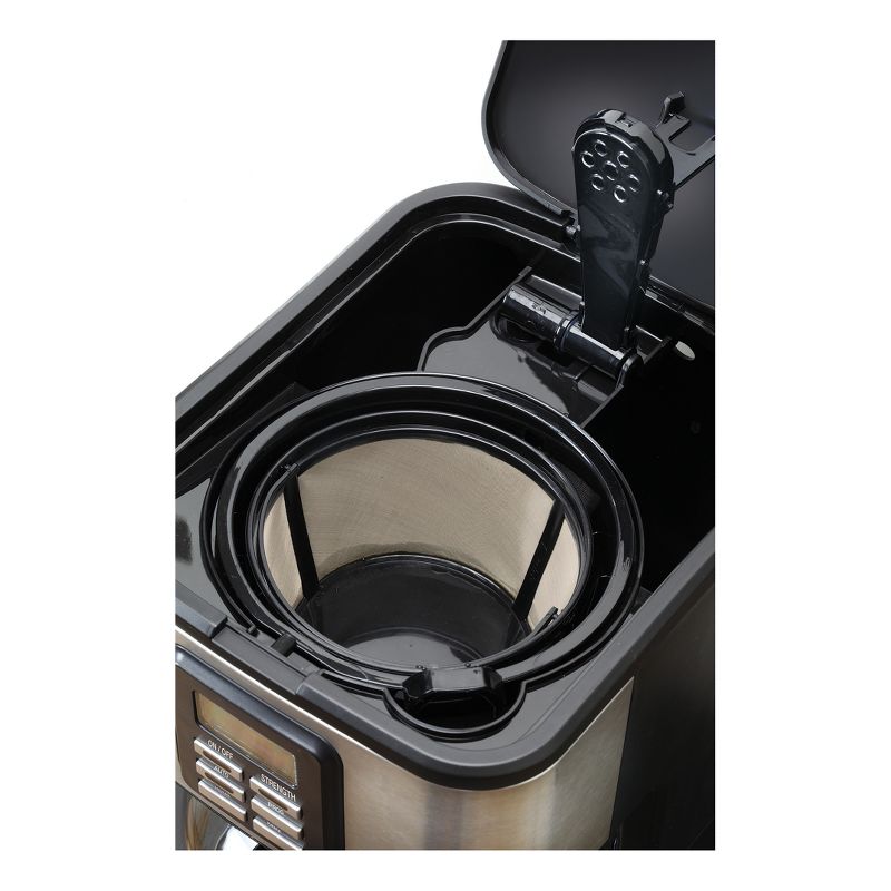 Capresso 12-Cup Compact Coffee Maker SG220 – Black/Stainless Steel 427.05