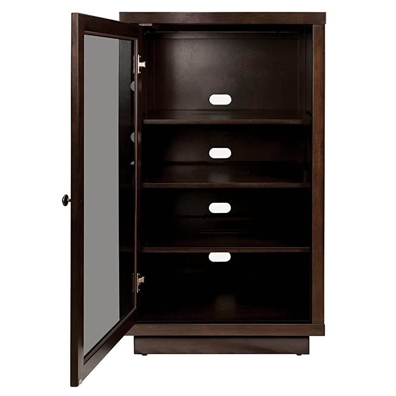 Audio/Video Component Cabinet, Dark Espresso
