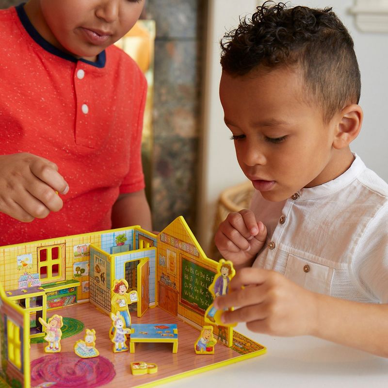 Storytime Toys D.W.'s First Day of Preschool 3D Puzzle - Book and Toy Set - 3 in 1 - Book, Build, and Play