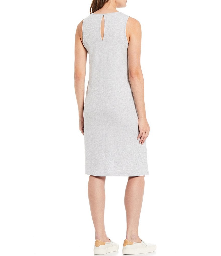 Kinesis High Neck Sleeveless Pocket A-Line Dress