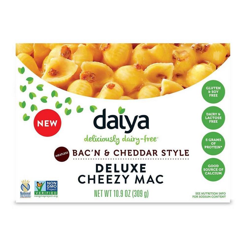Daiya Dairy-Free Bac'n & Cheddar Style Cheezy Mac - 10.6oz