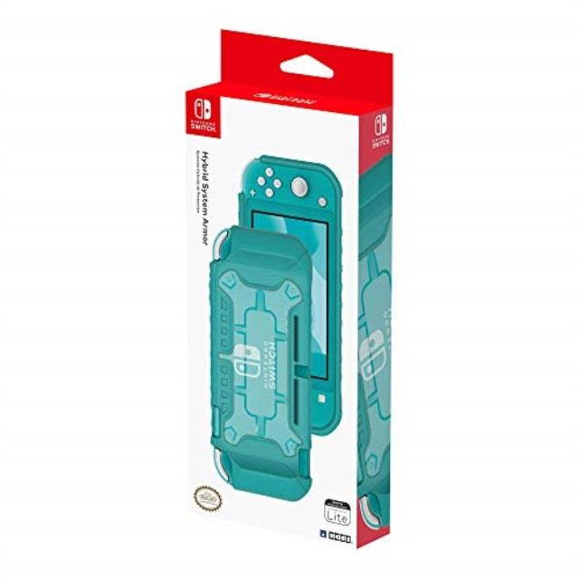 nintendo switch lite hybrid system armor turquoise by hori  officially licensed by nintendo