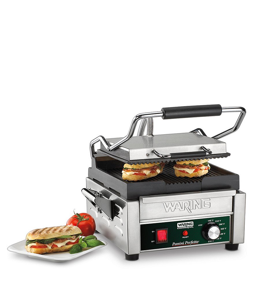 Waring Commercial Panini Perfetto Compact Italian-Style Panini Grill