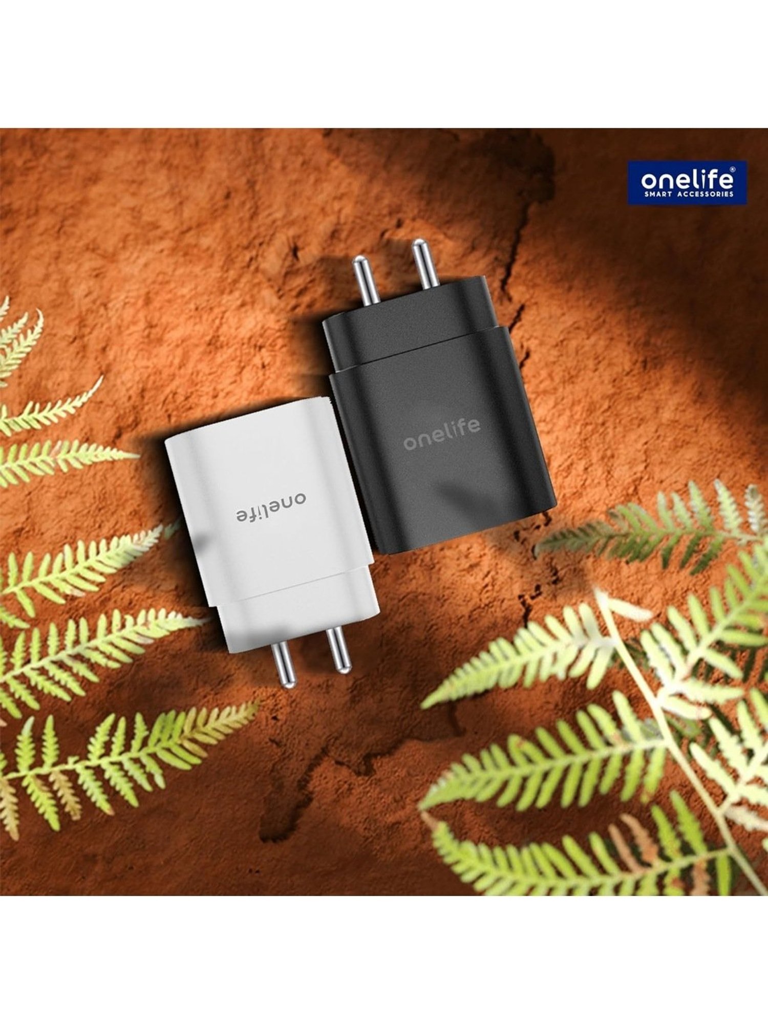 One Life 25W PD Singe Port Fast Wall Charger with Multi-Layer Protection (White)