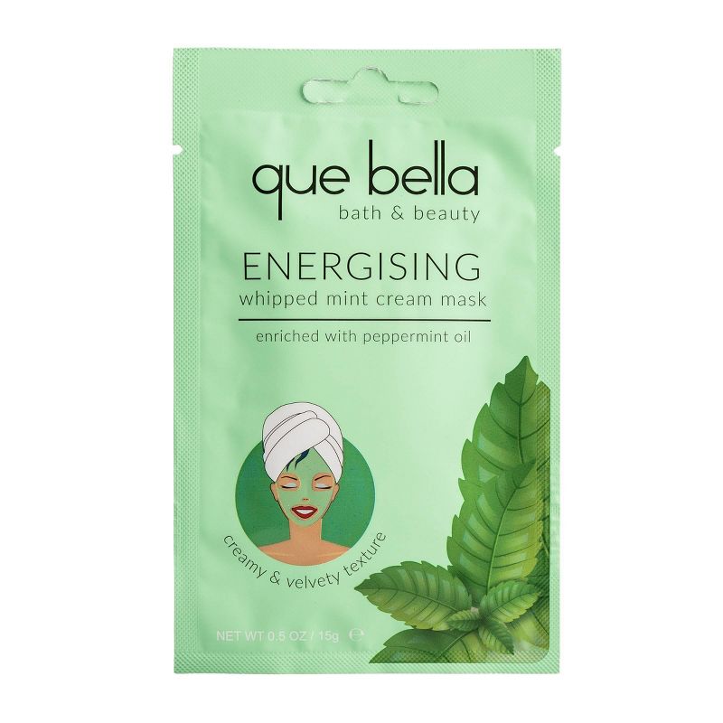 Que Bella Whipped Mint Cream Mask - 0.5 fl oz
