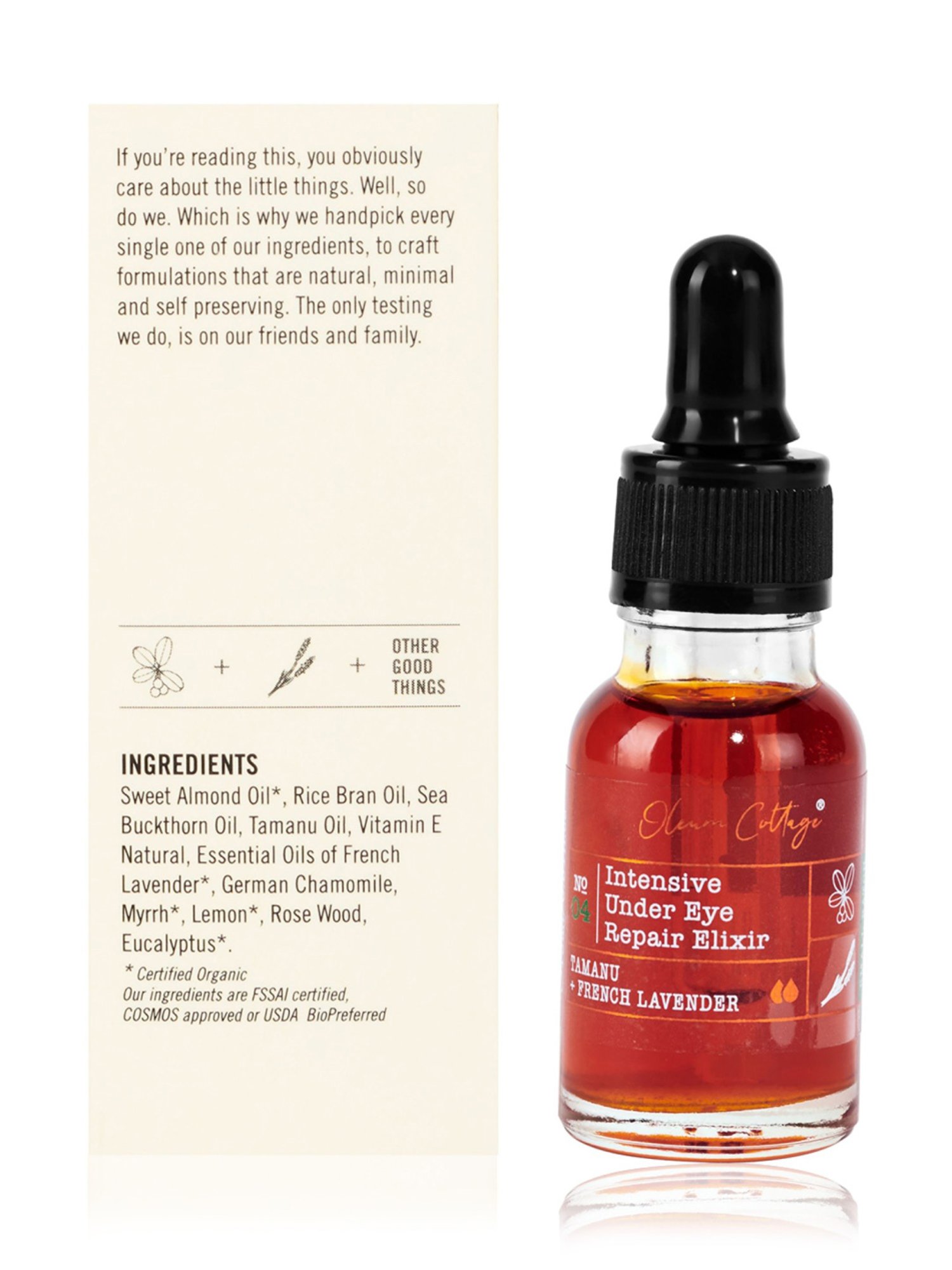 Oleum Cottage Intensive Under Eye Repair Elixir - 15 ml