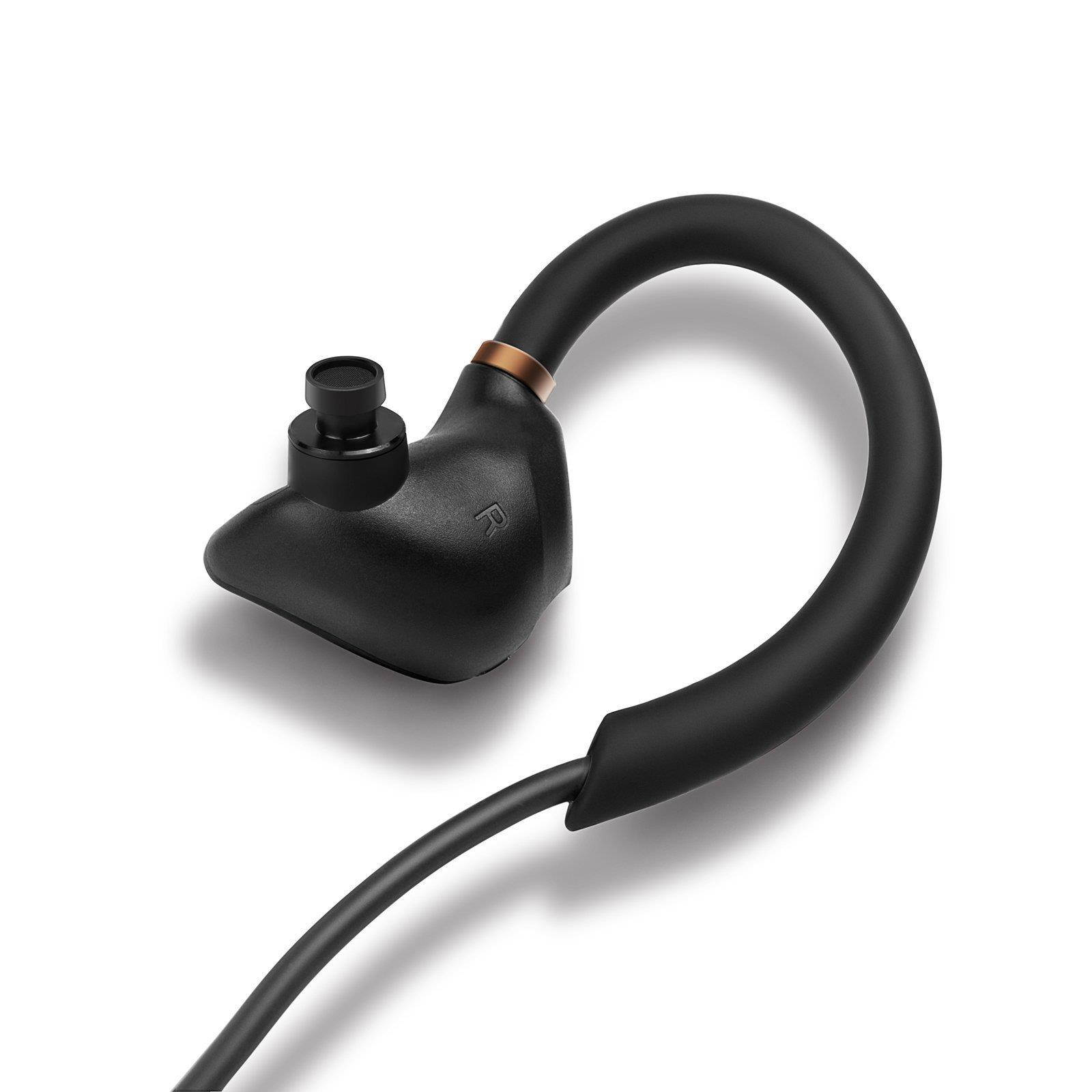 Edifier W296BT Bluetooth v4.1 Sports Headphones In-Ear Earphones Sweat Water Resistant CVC Noise Suppression - Black