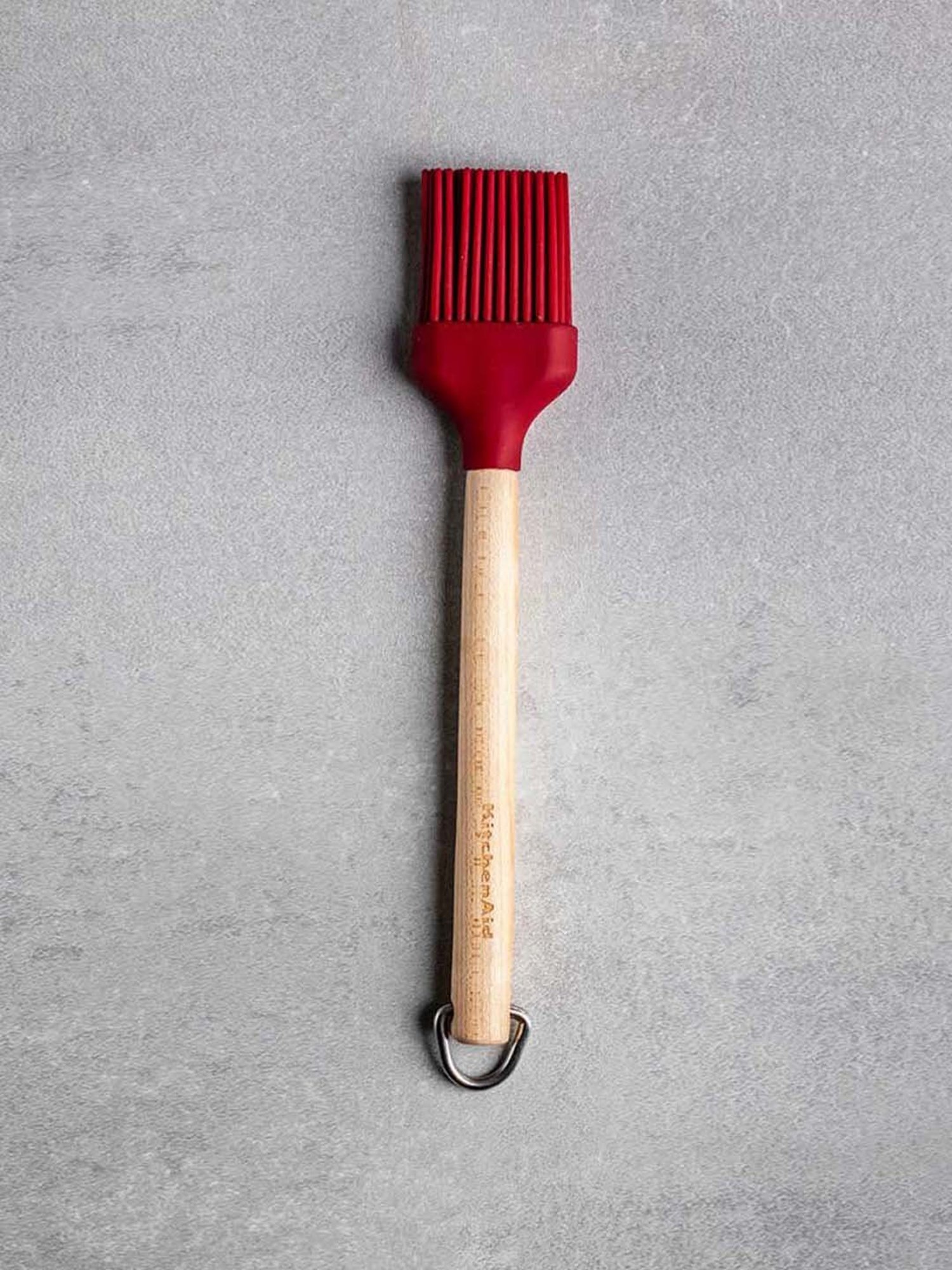 KitchenAid Red Medium Birchwood Pastry Brush