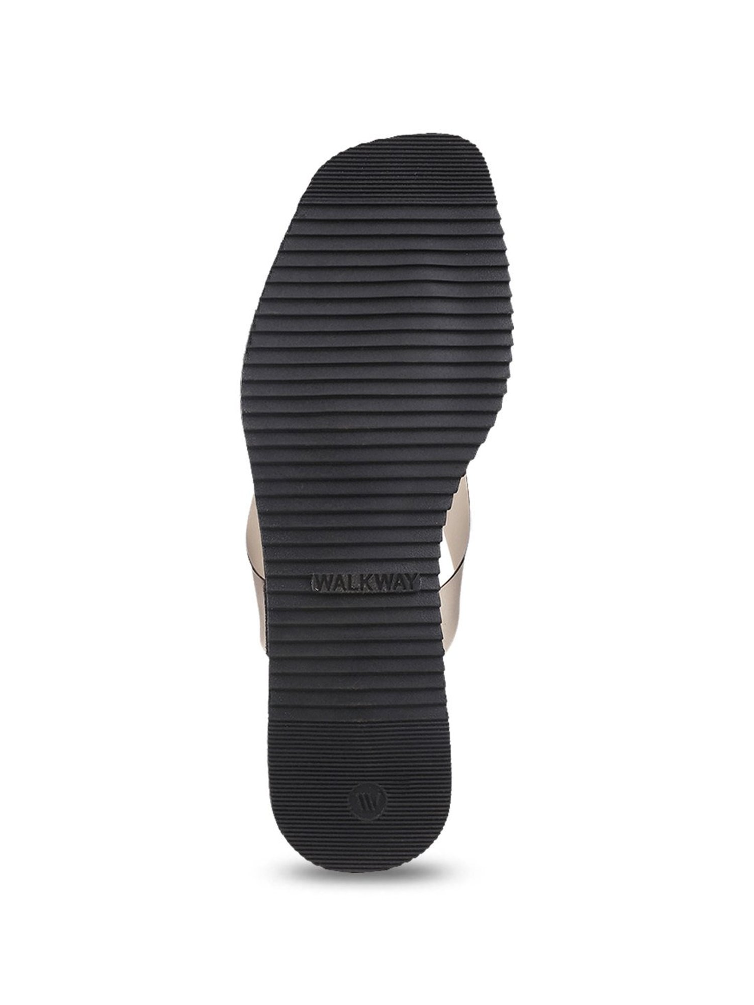 Walkway Women's Black Thong Sandals