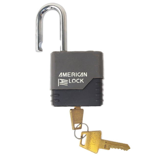 Padlock, KA, 1-1/8 In H, 5 Pin, Steel