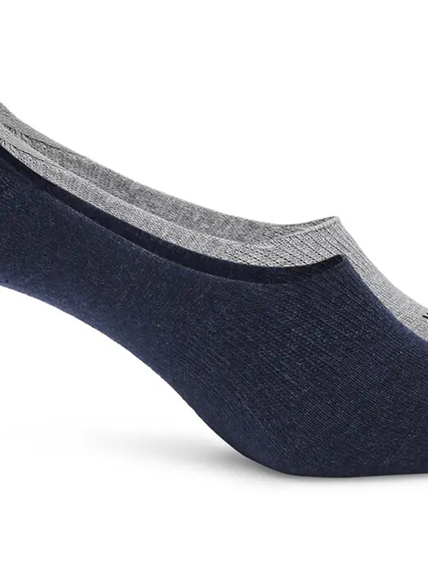 UnderJeans by Spykar Assorted No Show Socks - Pack of 2