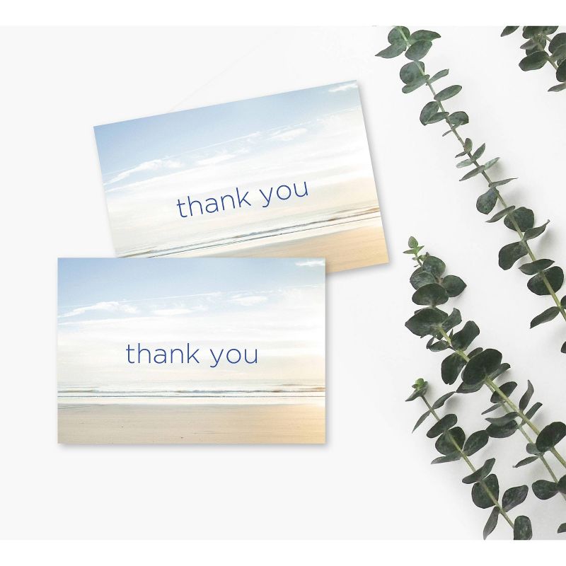 50ct Serene Thank You Note Card & Envelopes