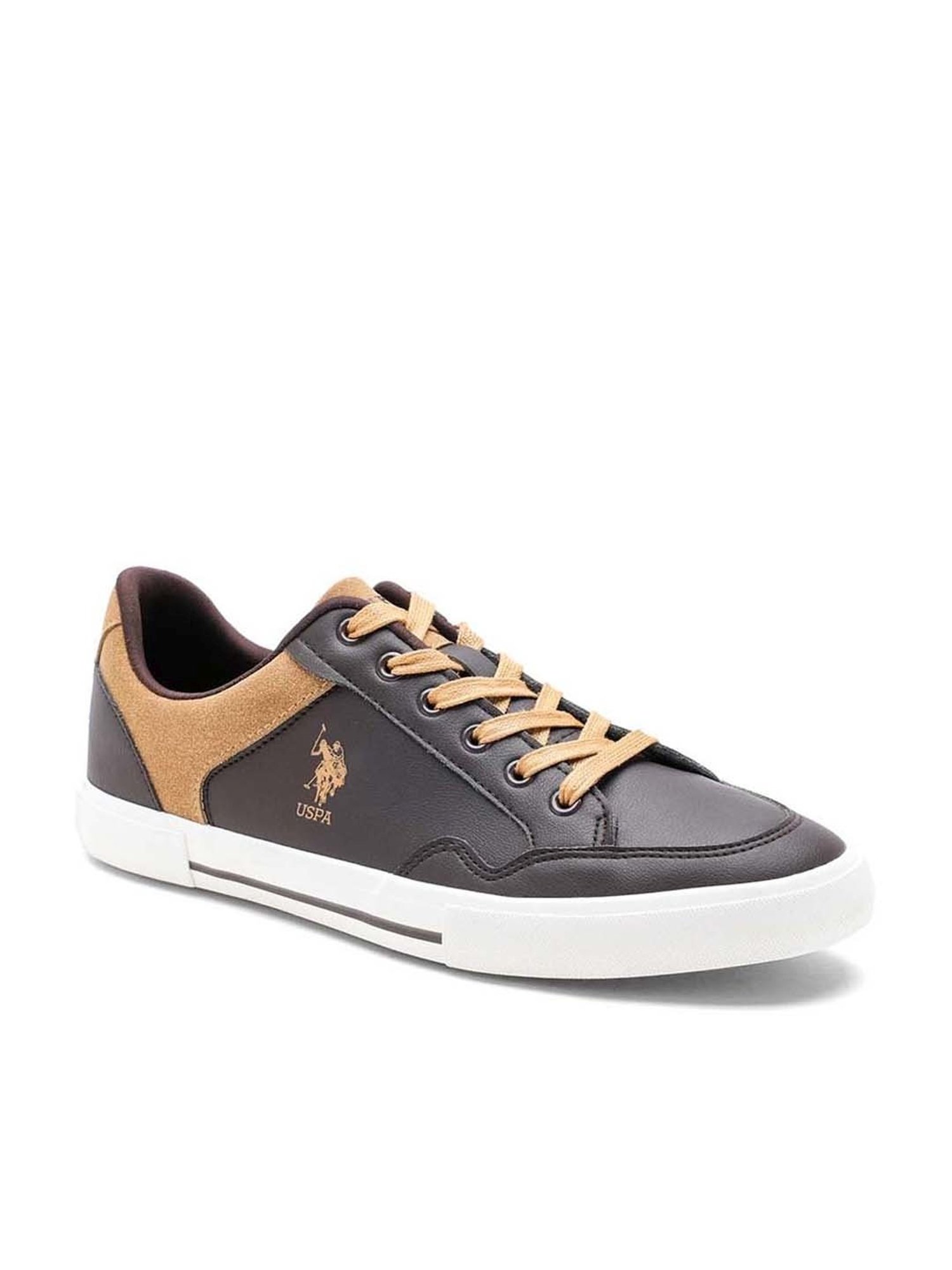 U.S. Polo Assn. Men's HAMPTON Brown Casual Sneakers