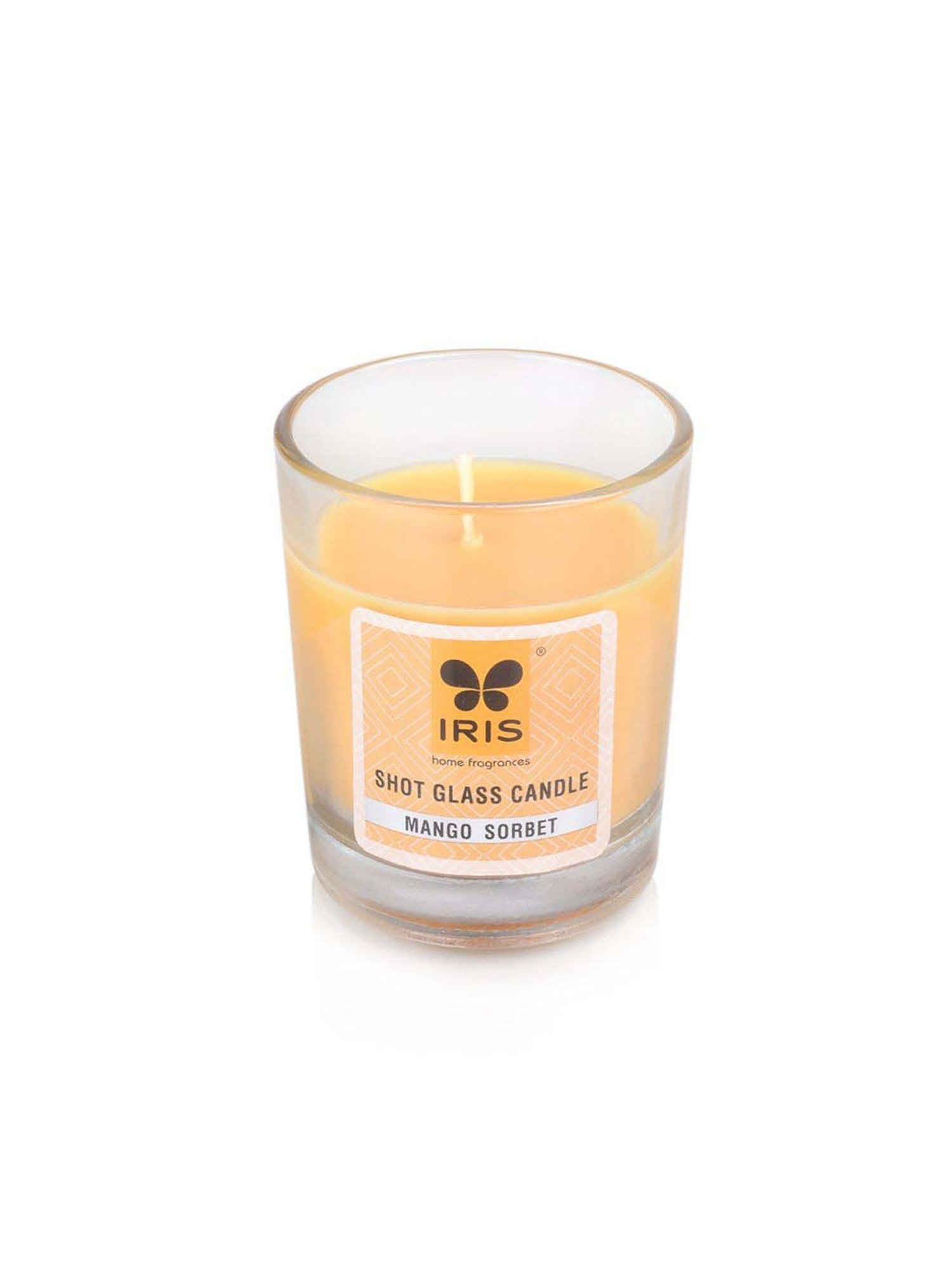 IRIS Yellow Home Fragrances Mango Sorbet Shot Glass Candle - Set of 5