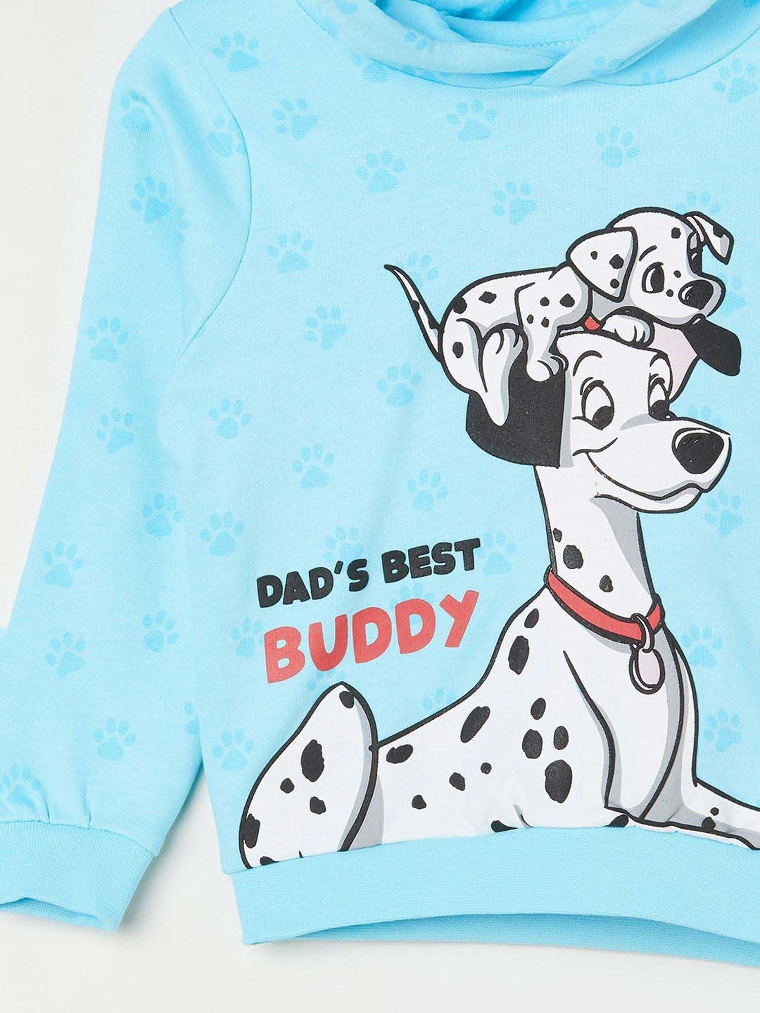 Juniors by Lifestyle Kids Blue Cotton Printed Full Sleeves Sweatshirt