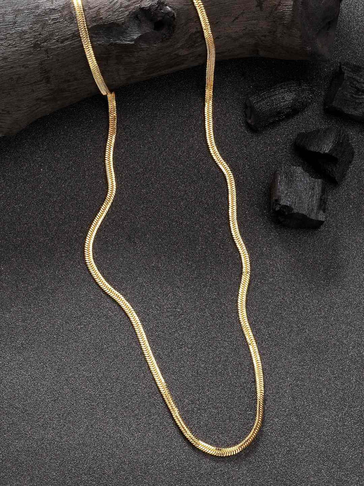 NVR Women's Gold-Plated Minimal Chain