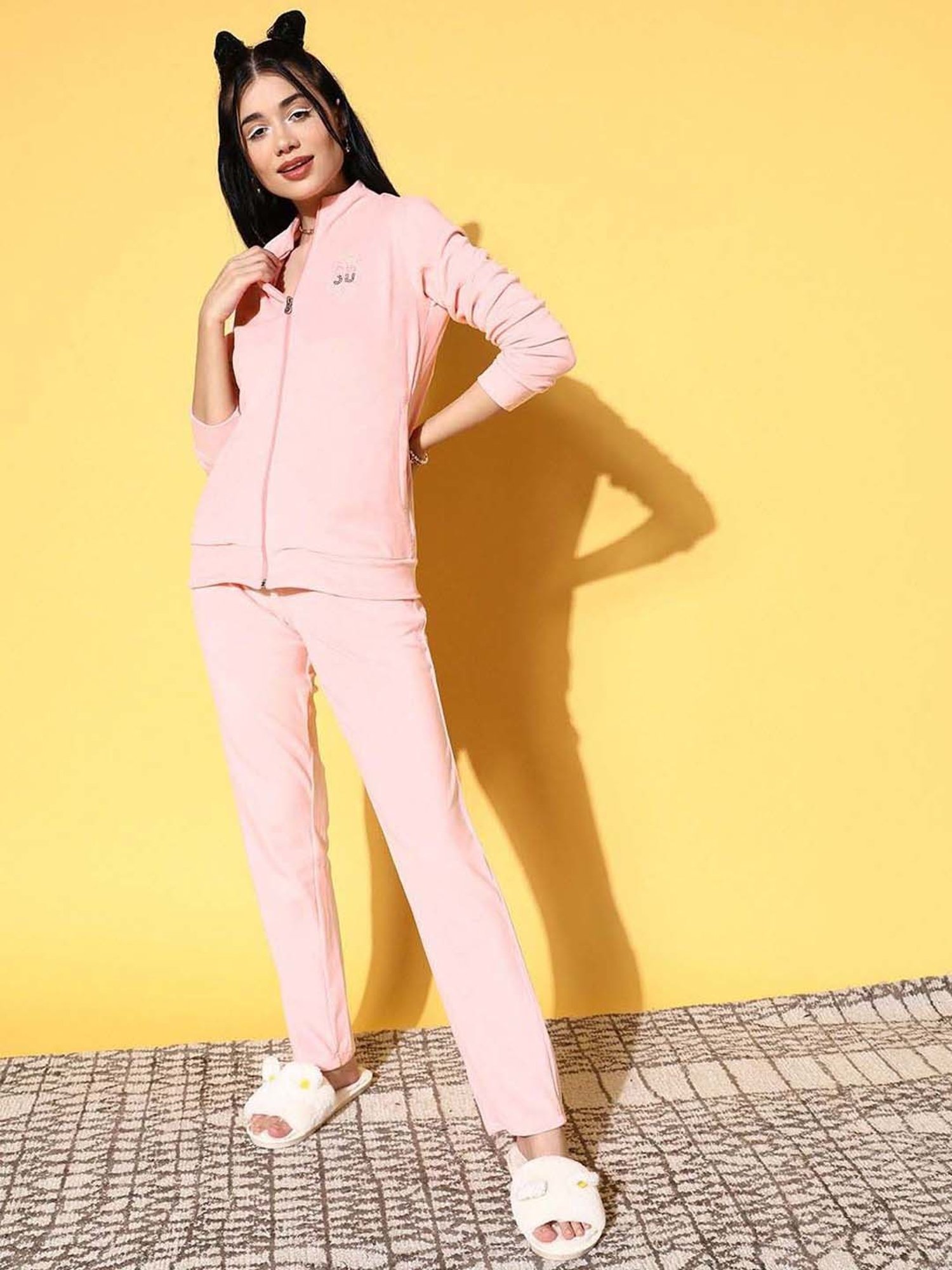 Secret Wish Lavender Hoodie With Lounge Pants